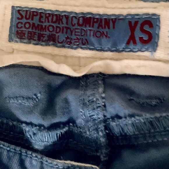 SUPERDRY Company Commdity Edition Blue Mid-Rise Skinny Jeans Size XS - Picture 8 of 10